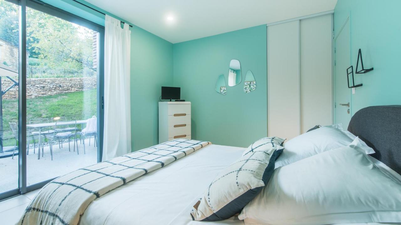 Cote Jardin Avec Jacuzzi Privatif Et Parking Prive Apartment Sarlat-la-Caneda Exterior photo
